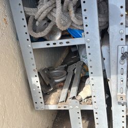 2 metal shelves for cargo van