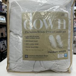 Charter Club Goose Feather Down Medium And Light Weight  Brand New 