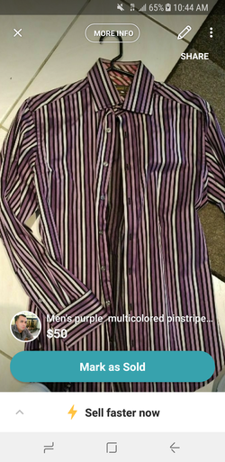 TED BAKER french cuff dress shirt