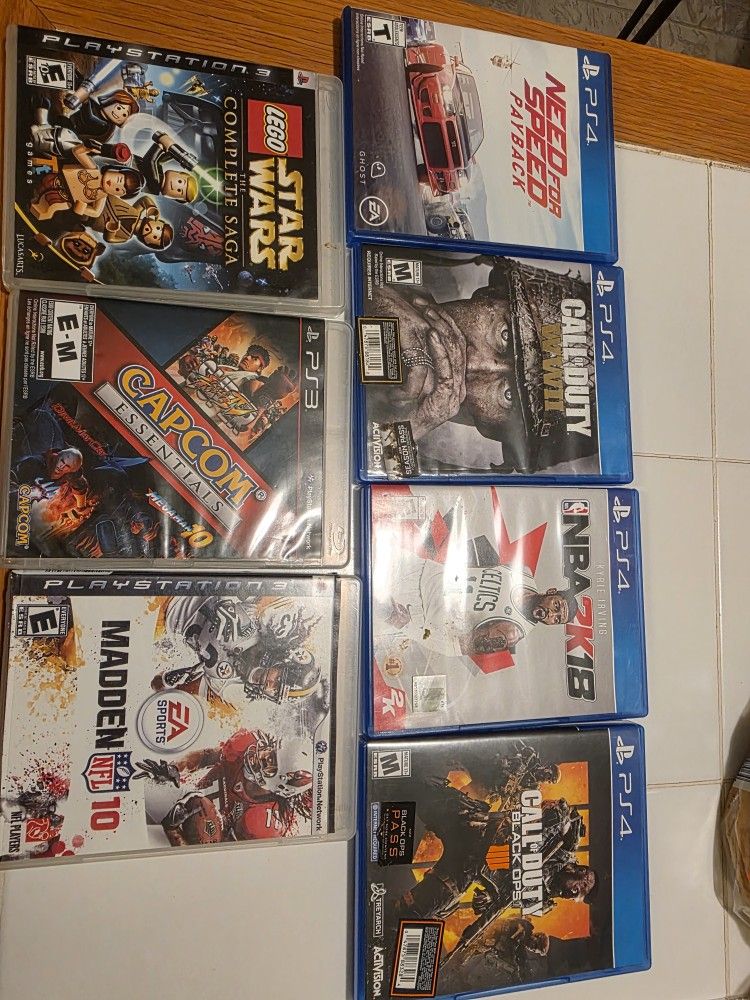 Ps3 & Ps4 Games