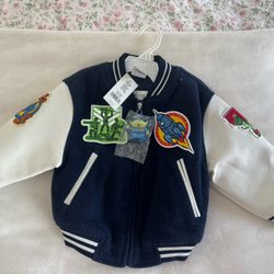 Brand New With Tags VINTAGE Disney 1995 Letterman Jacket 