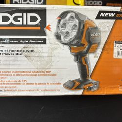 RIDGID 18V Dual-Power Light Cannon (new)