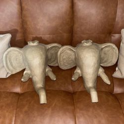 Two Elephant heads