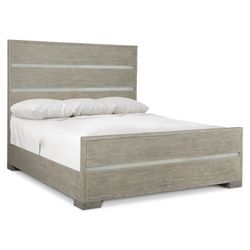 Foundations Dark Shale Queen Panel Bed