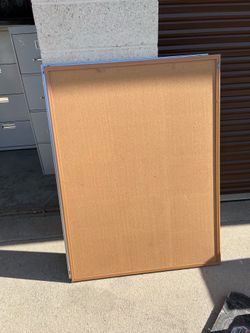 Corkboard and Dry Erase Board