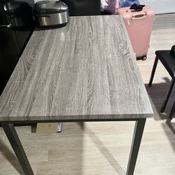 Sturdy  Dining Table With 4 Chairs 