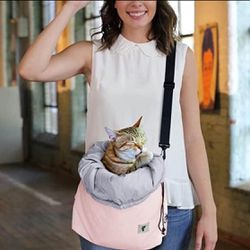 New! Cat Carrier Dog Carrier Pet Carrier for Small Medium Cats Dogs Puppies of 20 Lbs, Airline Approved Cat Dog Carrier Backpacks Bags for Traveling, 