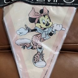 Vintage Disney Minnie Mouse Birthday Party Supplies Banner