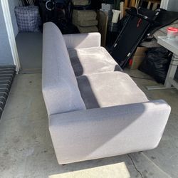 Modern Gray Tufted Sofa/Couch 