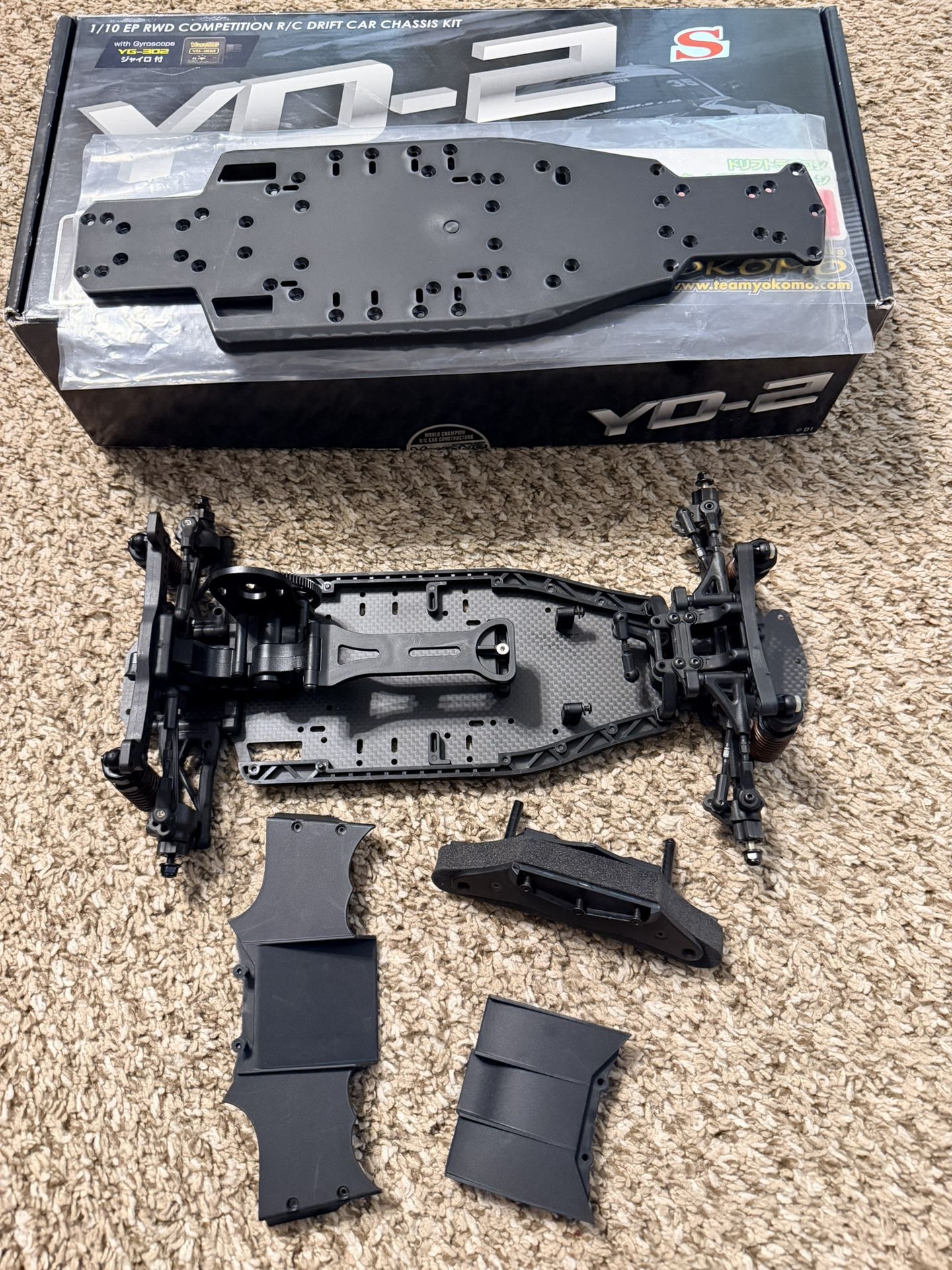 Almost New Yokomo YD-2s Drift Slider With Spare Chassis (new)