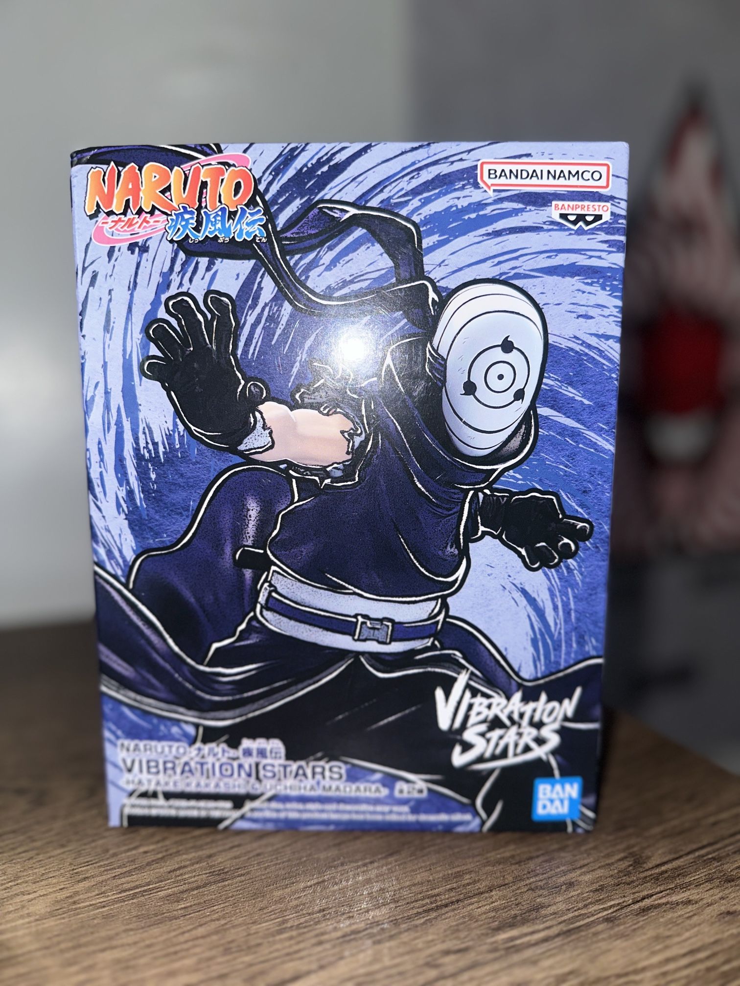 Naruto Shippuden Madara Uchiha Mask ver. VIBRATION STARS Banpresto Figure NEW