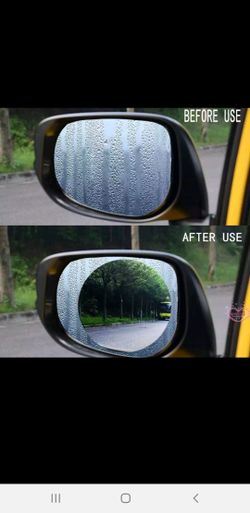 Car Anti Water Mist Film Anti Fog Nano Coating Rainproof Rearview Mirror Window Protective Film Aug6 Drop Ship