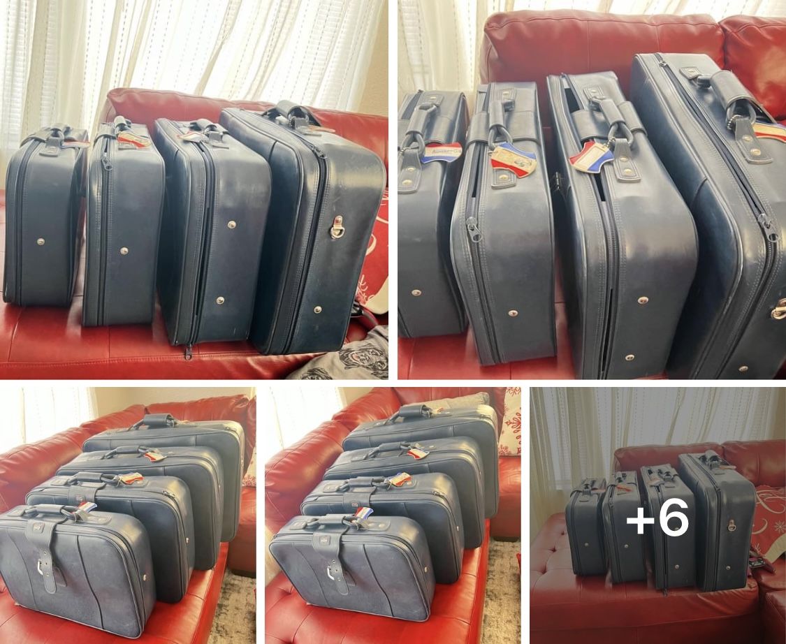 Beautiful American Tourister Vintage luggage...