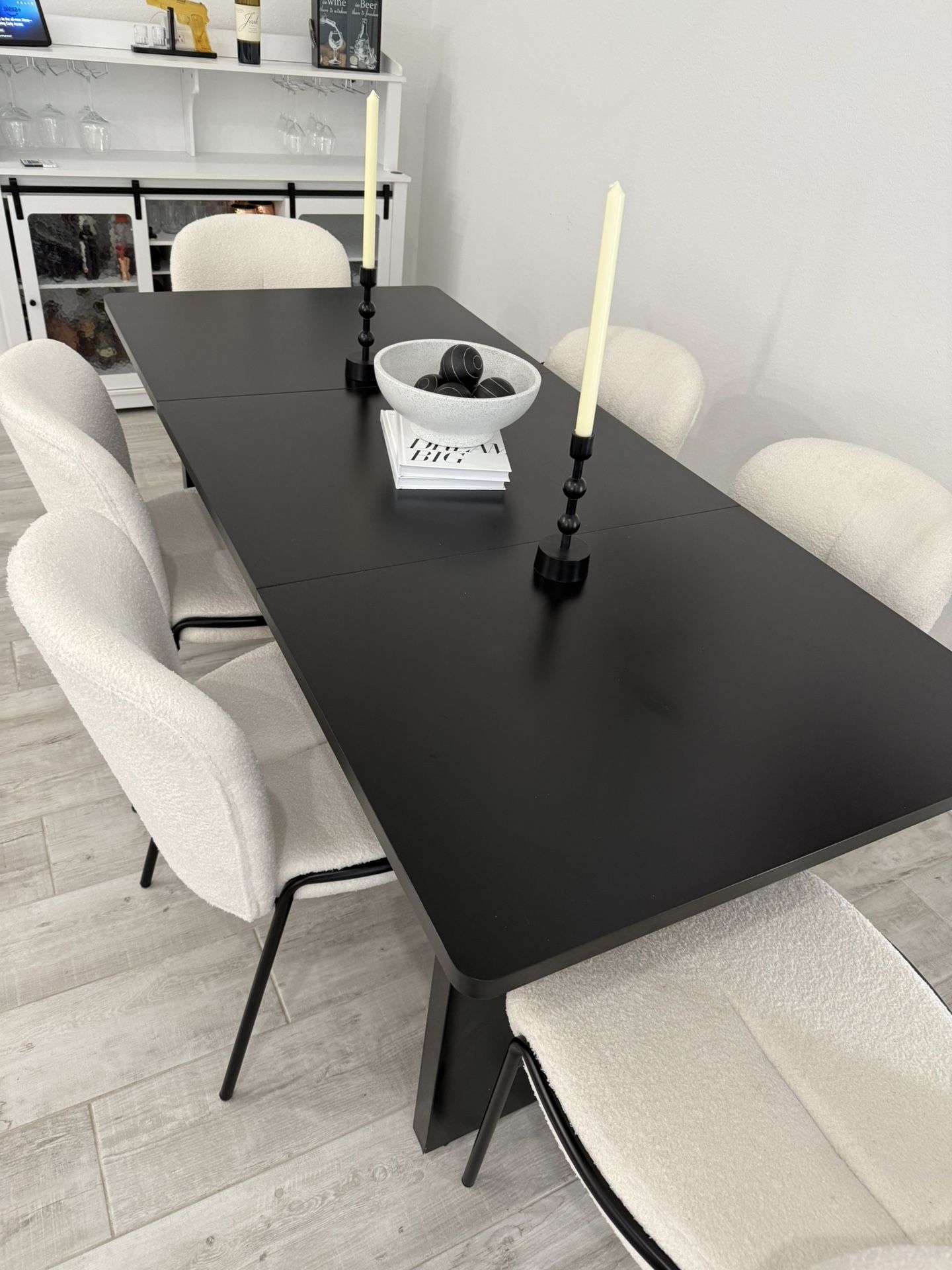 Dining Room Set ( Table + 6 Chairs)