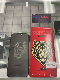 iPhone Tempered Glass Screen Protector  w/ installation