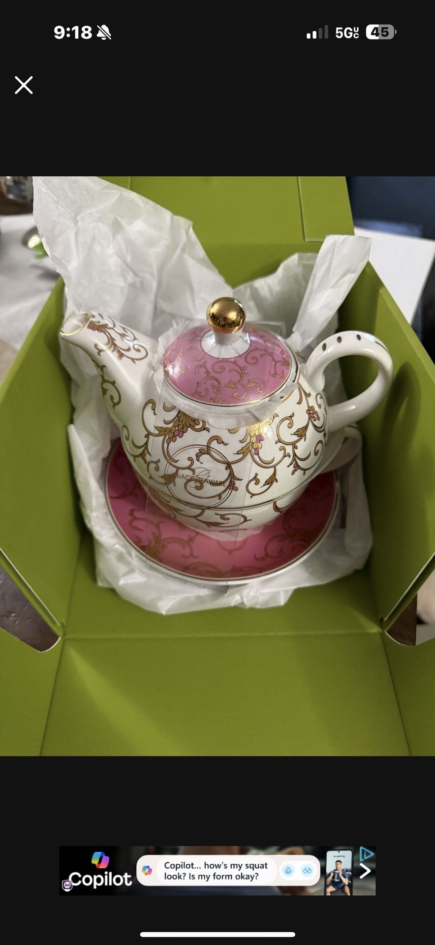 Pink Tea Set
