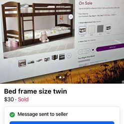 Bunk Bed $100