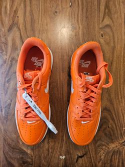 Orange Knicks Safety first edition Airforce one 1