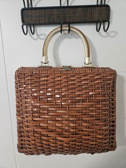 Vintage wicker purse