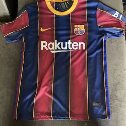 20-21 Barcelona Lionel Messi Home Kit