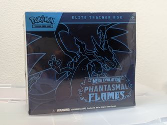 Pokémon TCG Mega Evolution Phantasmal Flames Elite Trainer Box ETB New Sealed