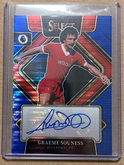 Graeme Souness 2022 Select Liverpool FC Auto Card