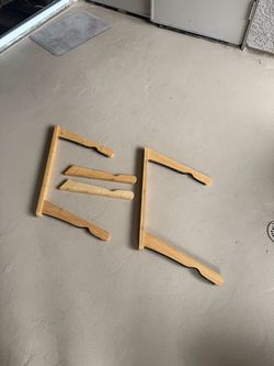COR Bamboo 3-Tier Surfboard Wall Rack