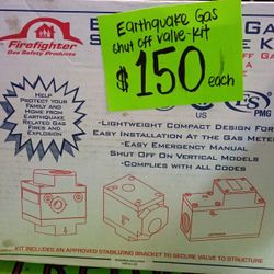 Emergency Shut Off Valve Kit 