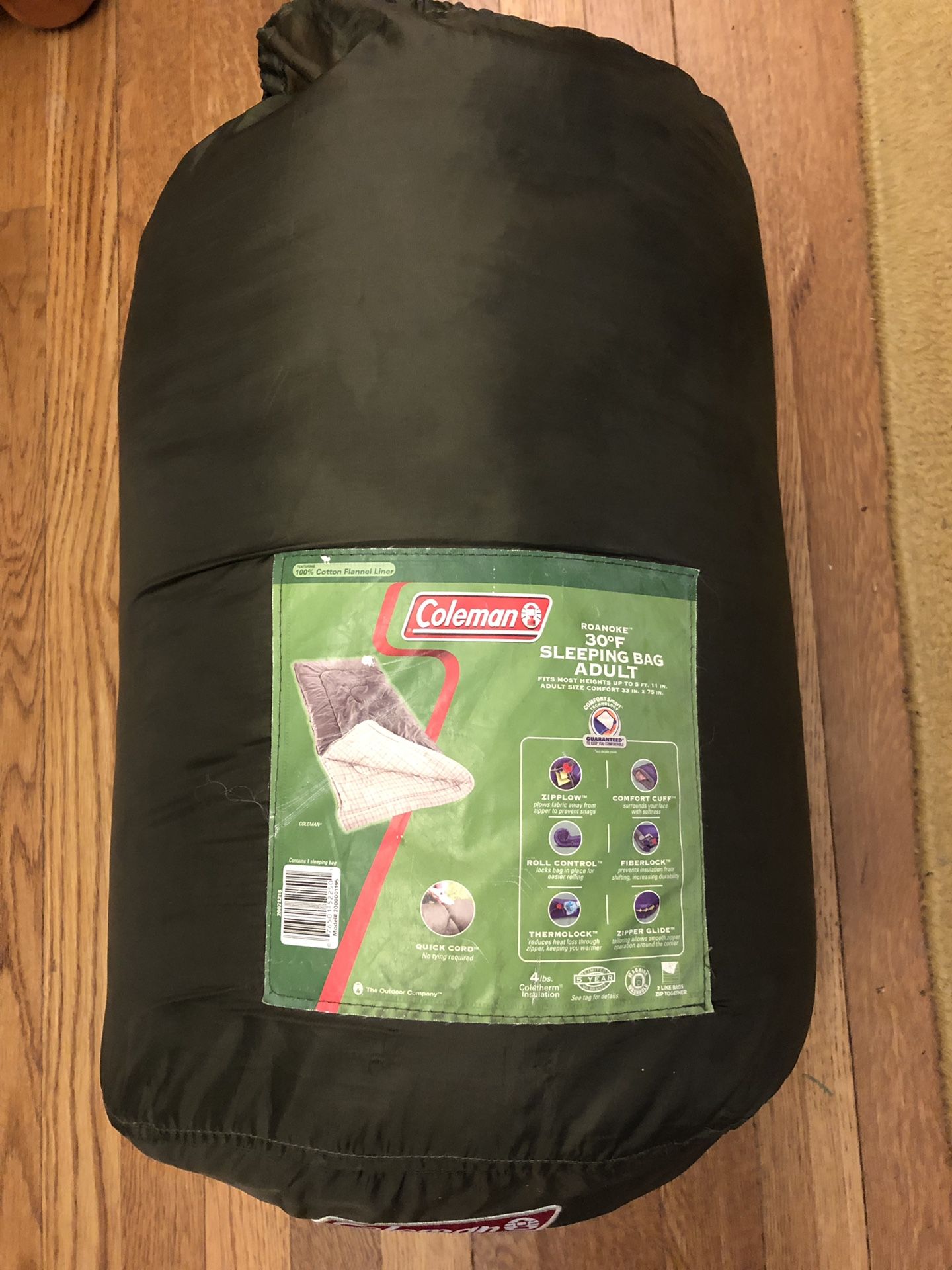 Coleman Sleeping bag 30 degrees