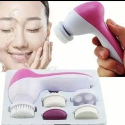 Facial Cleaning Brush Set, New, Pink