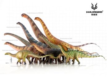 Various museum quality dinosaur figures
