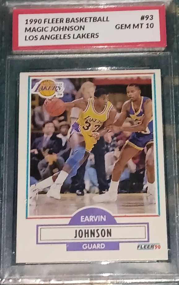 1990 MAGIC JOHNSON <FLEER GRADED