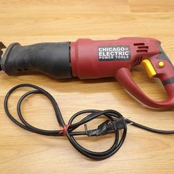 Chicago Electric Power Tools Reciprocating Saw Corded 120 Vac No Deliveries