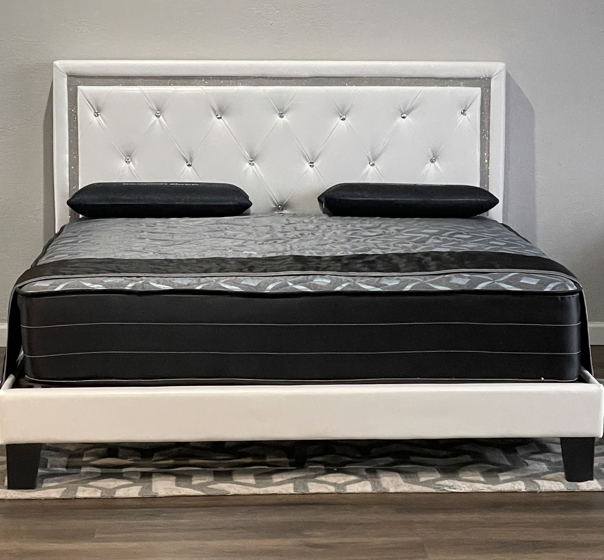 Queen Or Full Platform Bed With Mattress /Free Delivery