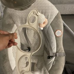 5 Speed Baby Infant Swing Sounds In Light 