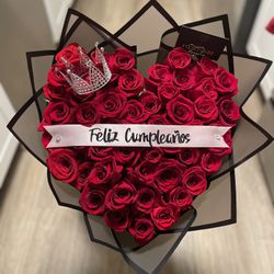 50 Roses Flower Arrangement