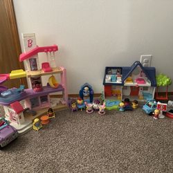 Lot of Little People Playsets