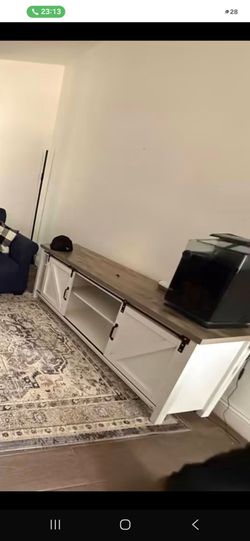 Tv stand / rustic fram house shelf
