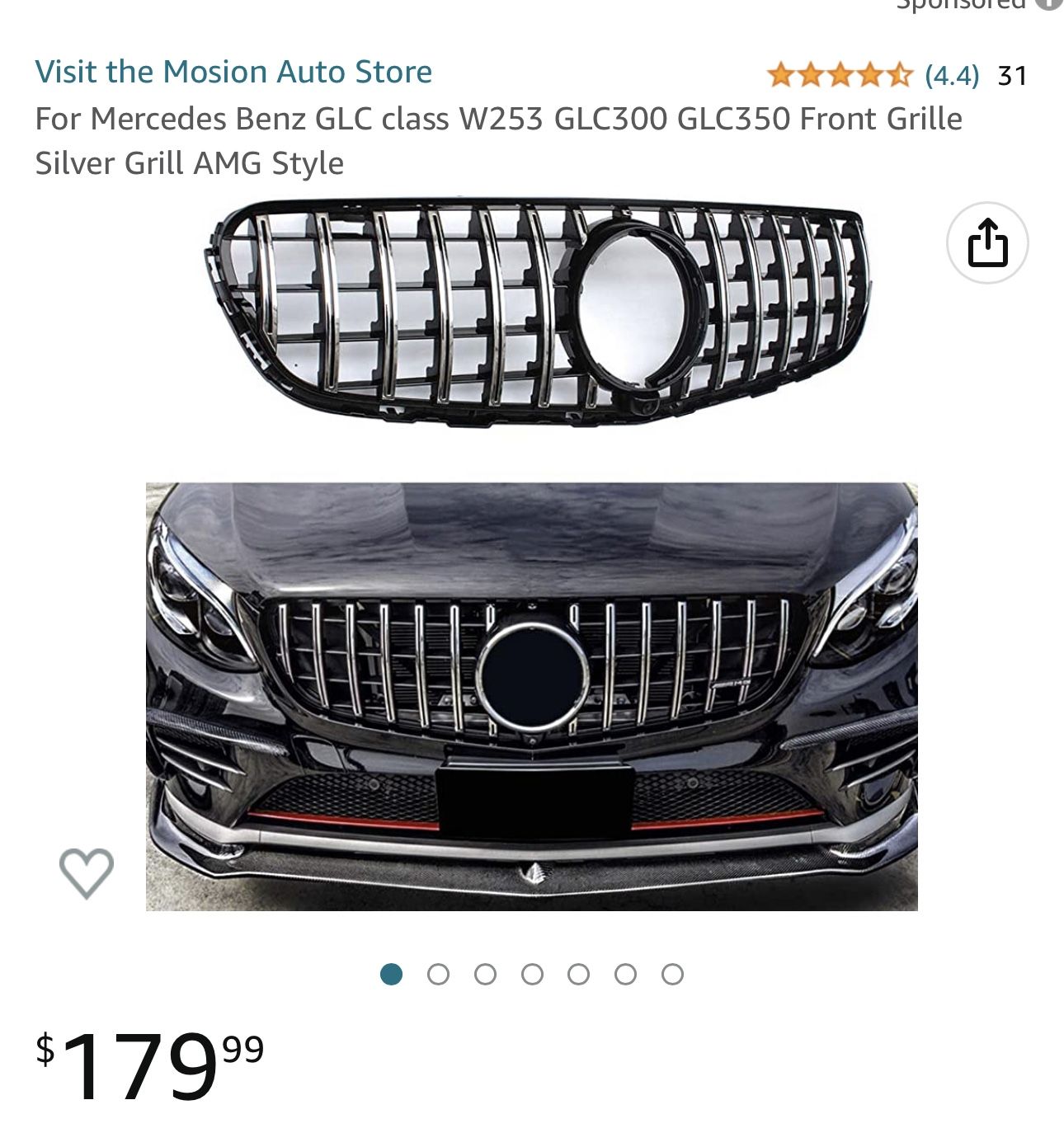 Grill For A Mercedes C Class