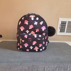 Adorable Mushroom Mini Backpack