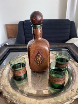 Vintage Florentine decanter
