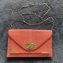 Gianni Bini Faux Gator Clutch