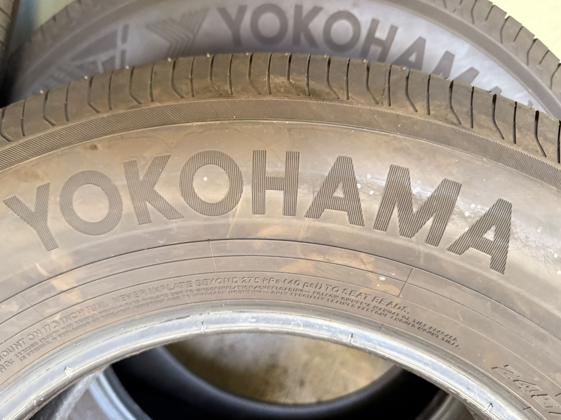 Yokohama GeoLander Tires, 2700 Miles Only