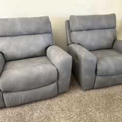 Reclining  Chairs - Both for $700