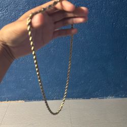14k Gold Plated Rope Chain