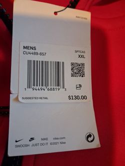 Nike Men's Red Jacket XXL New with Tags