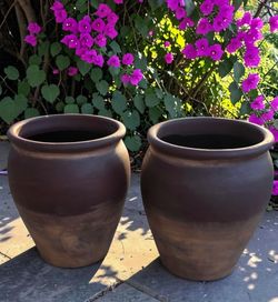 Clay pots