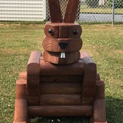 Rabbit planter 