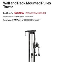 New Titan Wall and Rack Mounted Pulley
