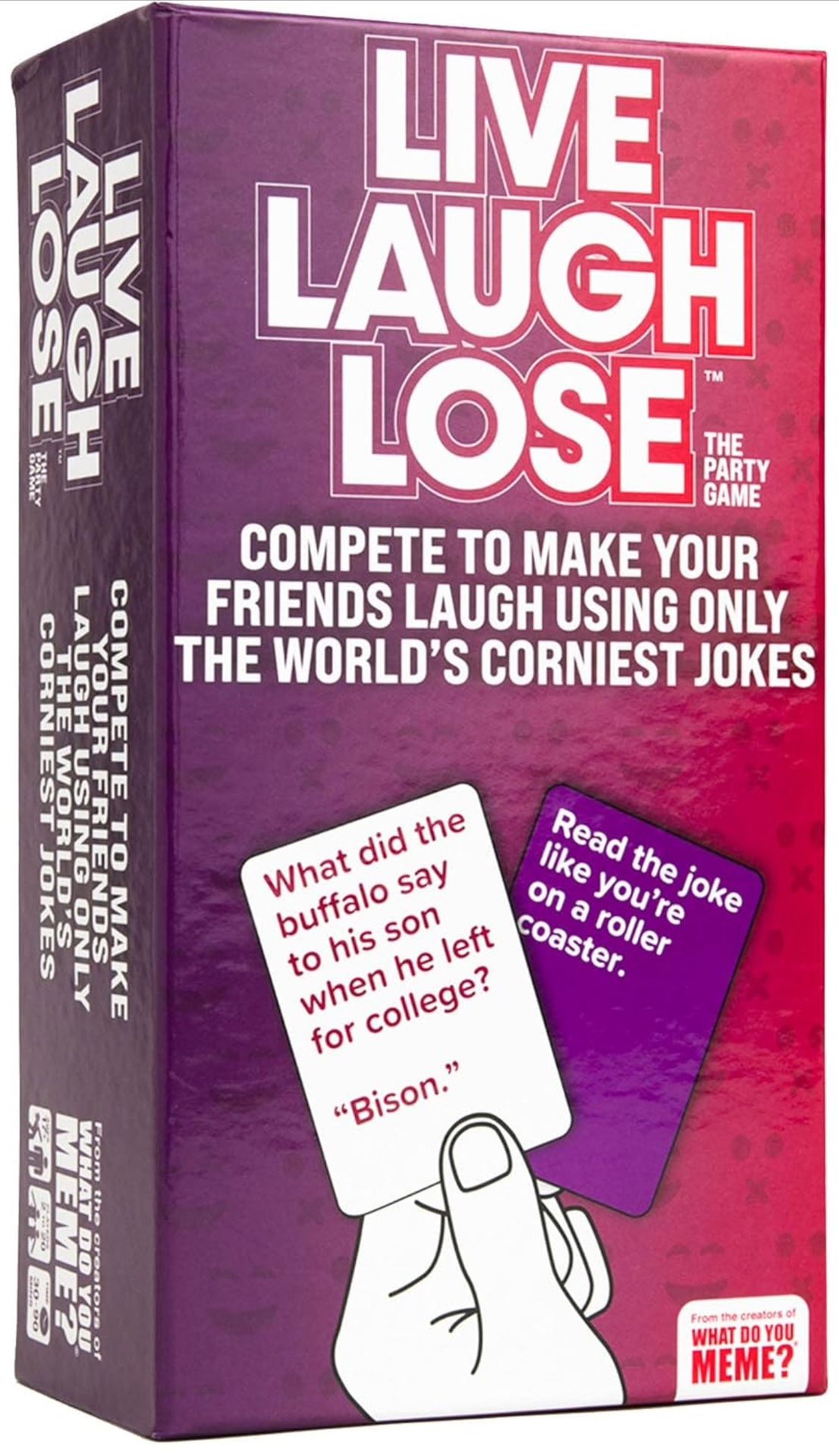 Live Laugh Lose - The Party Game Where You Compete to Make Corny Jokes Funny